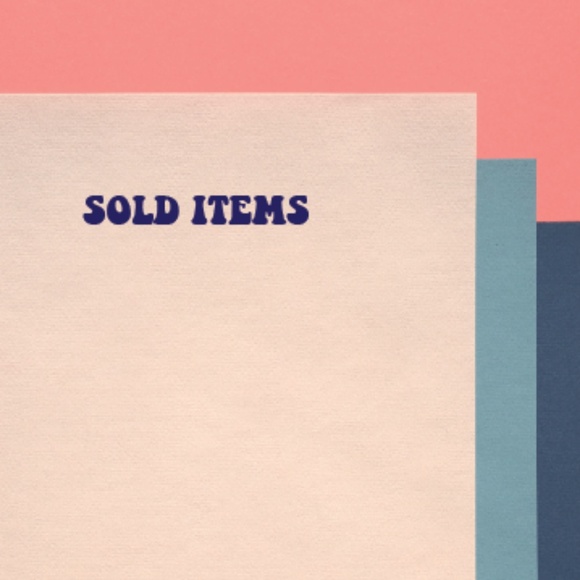 SOLD ITEMS - Picture 1 of 1